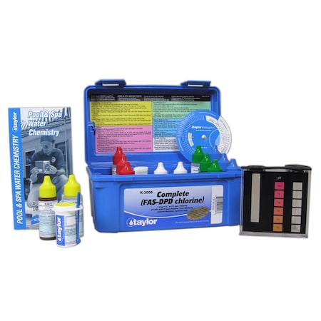 Taylor Technologies Complete Chlorine FAS DPD Test Kit TA35618